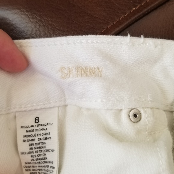 American Eagle White Studded Skinny Jean - Picture 5 of 13